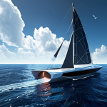 Navigating Innovation with Purpose**
    A sleek, modern vessel, like a futuristic sailboat, navigates a vast, deep blue ocean. A prominent, glowing compass guides its path, radiating subtle digital patterns representing data streams and blockchain links. In the background, a clear, serene horizon symbolizes a defined purpose, contrasting with chaotic, hazy clouds of technological "hype" that the vessel purposefully bypasses. The overall scene emphasizes clarity, direction, and sustainable growth amidst technological noise. Dynamic lighting, ethereal, and forward-looking.

2.  **Prompt for