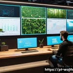 Home 20 가치중심 기술의 시장 전망 - A modern Brazilian startup office environment showcasing diverse engineers and programmers collabora...